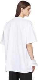 VETEMENTS White Logo Label T-Shirt