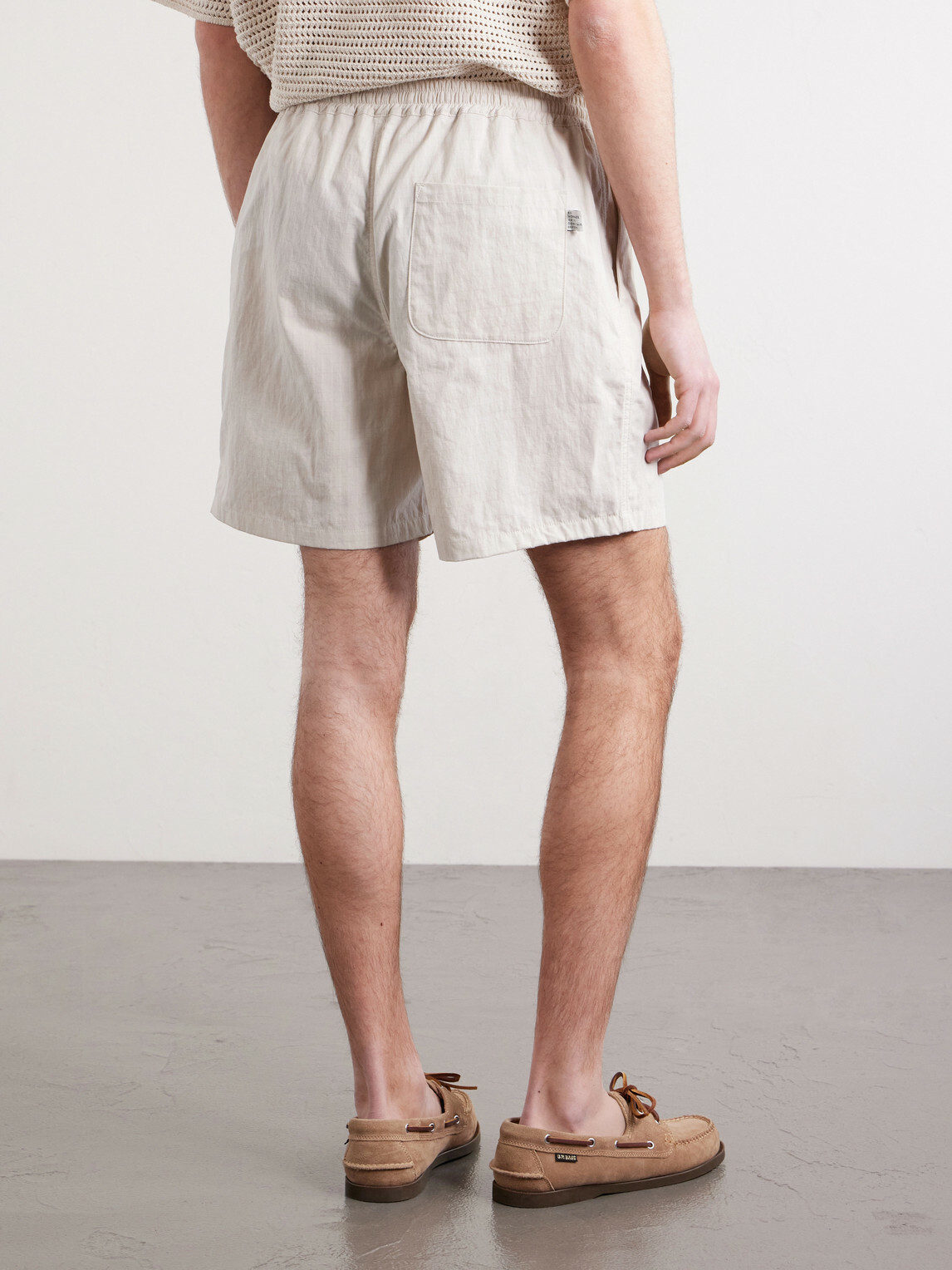 A Kind Of Guise - Volta Straight-Leg Cotton-Blend Ripstop Shorts - Neutrals