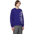 Kenzo Blue Sport Logo Sweatshirt