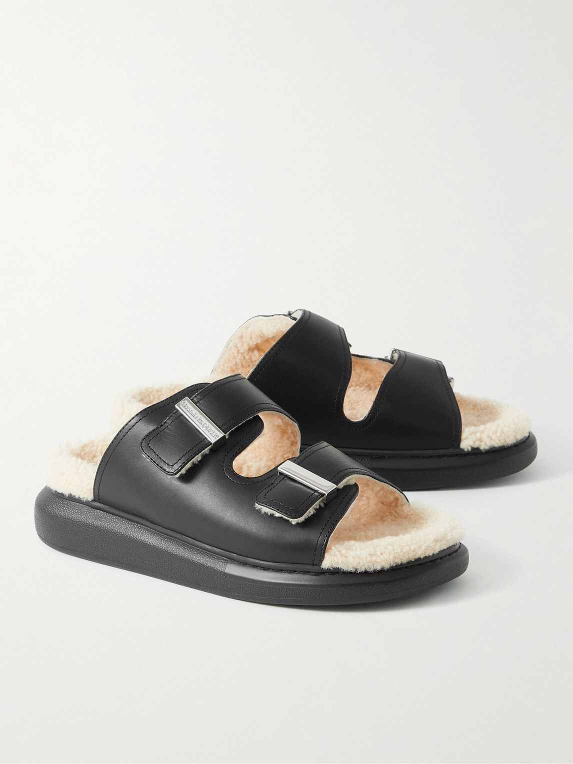 Celine shearling cheap sandals