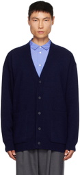 ATON Navy Oversized Cardigan