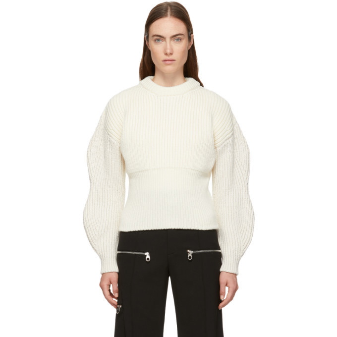 Photo: Chloe White Chunky Wool Sweater