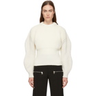 Chloe White Chunky Wool Sweater