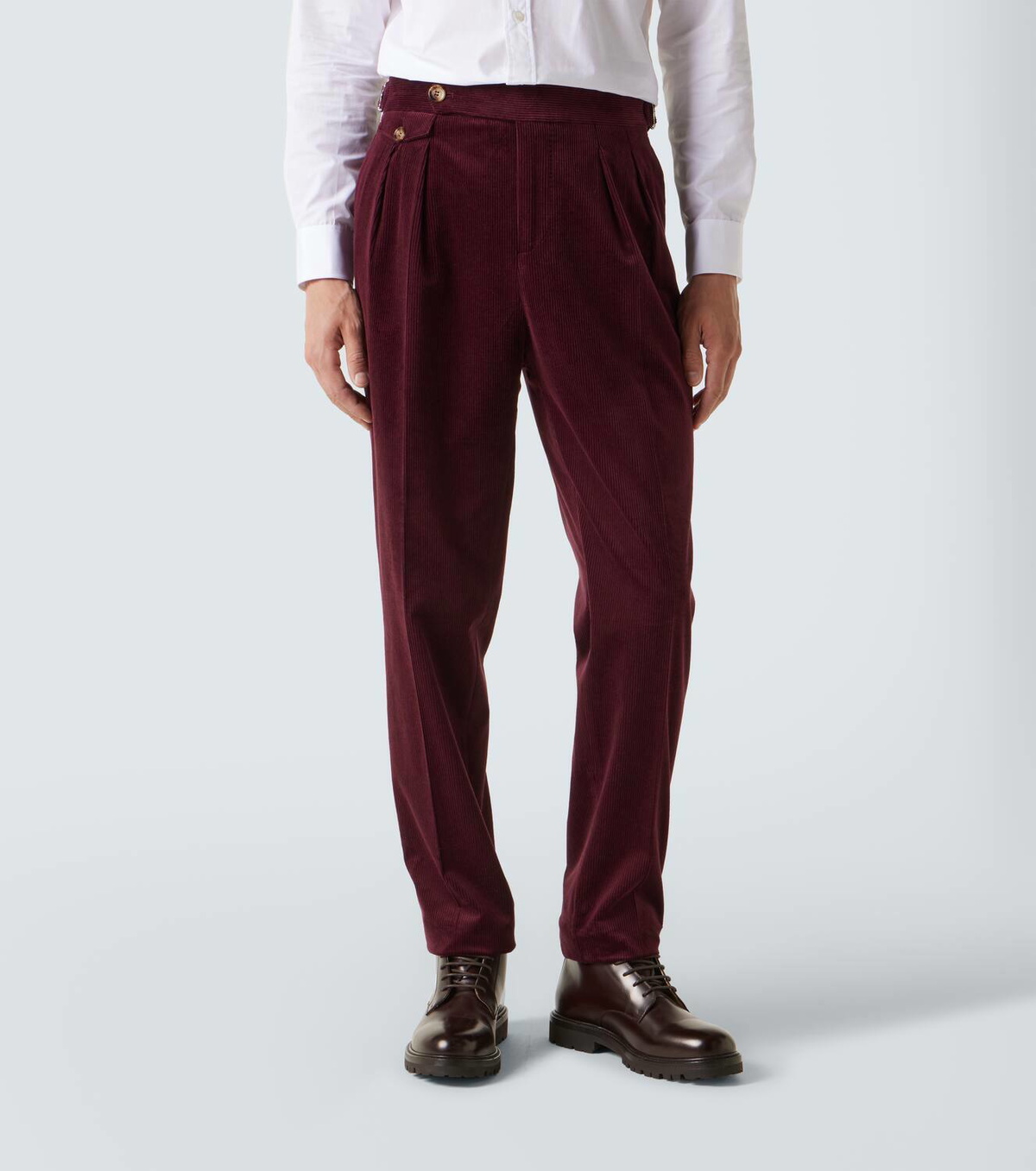 Brunello Cucinelli Cotton and cashmere corduroy suit