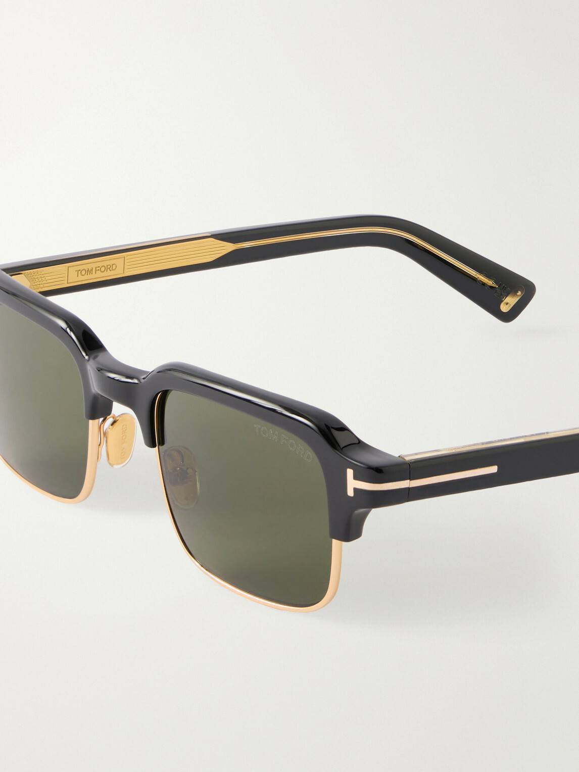 TOM FORD - Icon Square-Frame Acetate Sunglasses - Black