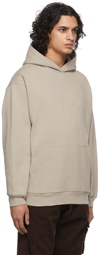 Dime Taupe Classic Small Logo Hoodie