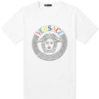 Versace Embroidered Multi Logo Medusa Tee