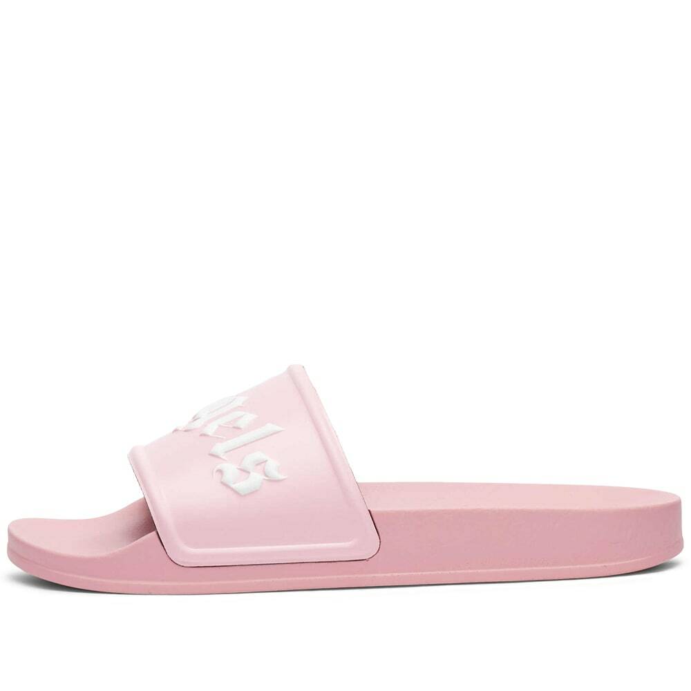 Palm Angels Women's Pool Slider in Pink/White