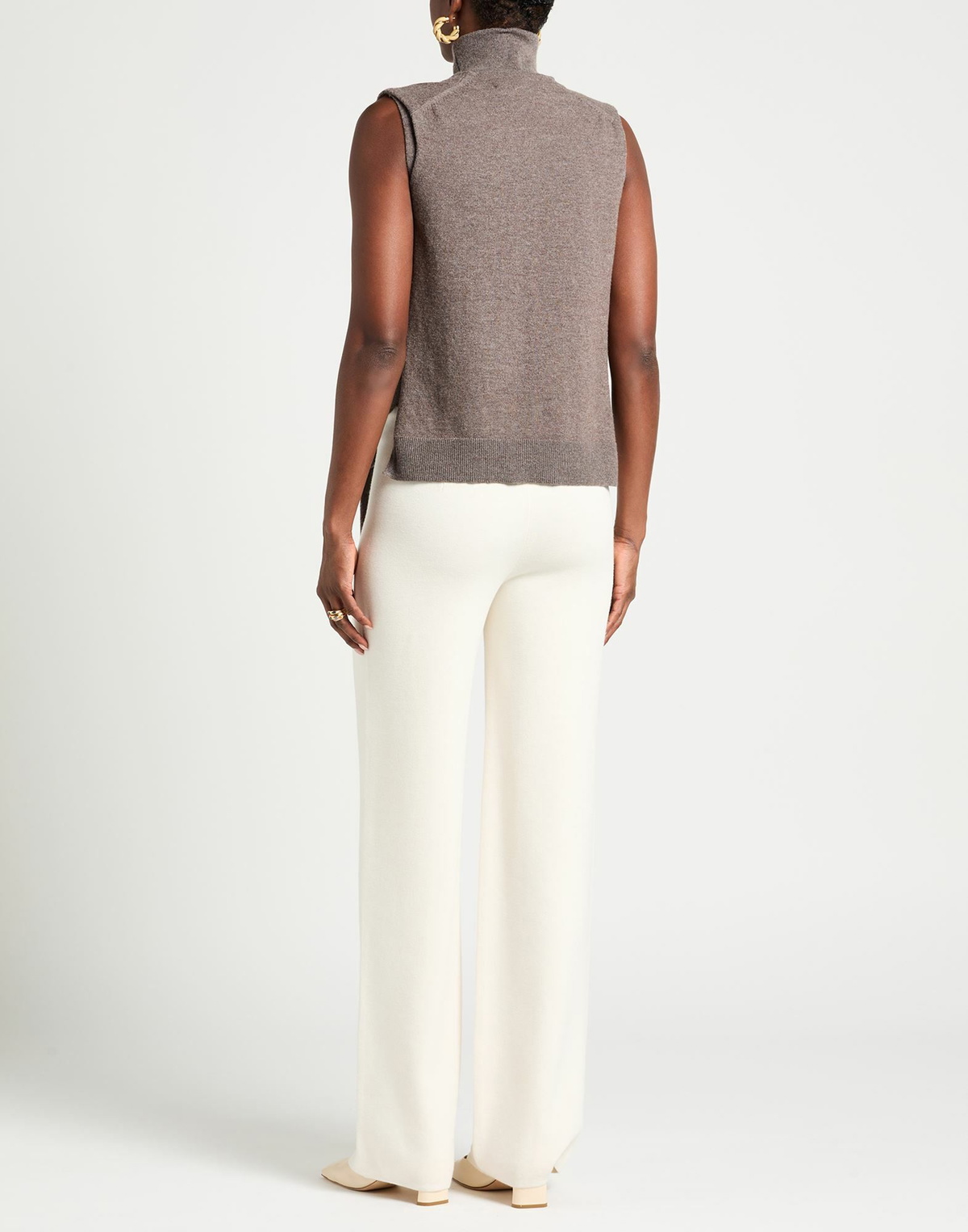 Róhe Womens Turtleneck Taupe