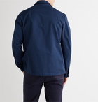 Barena - Cotton-Blend Twill Overshirt - Blue