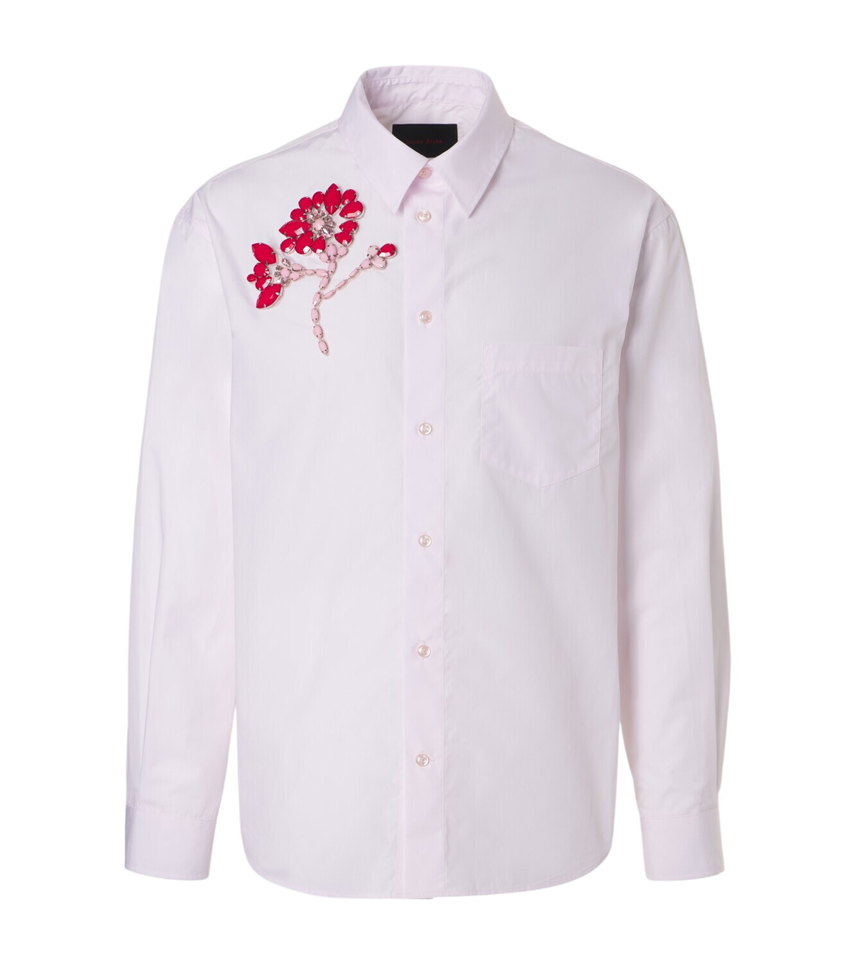 Simone Rocha SSENSE Exclusive Black Heart Cutout Long Sleeve T