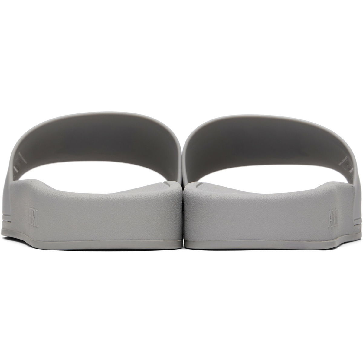 AMIRI Gray 'MA' Pool Slides