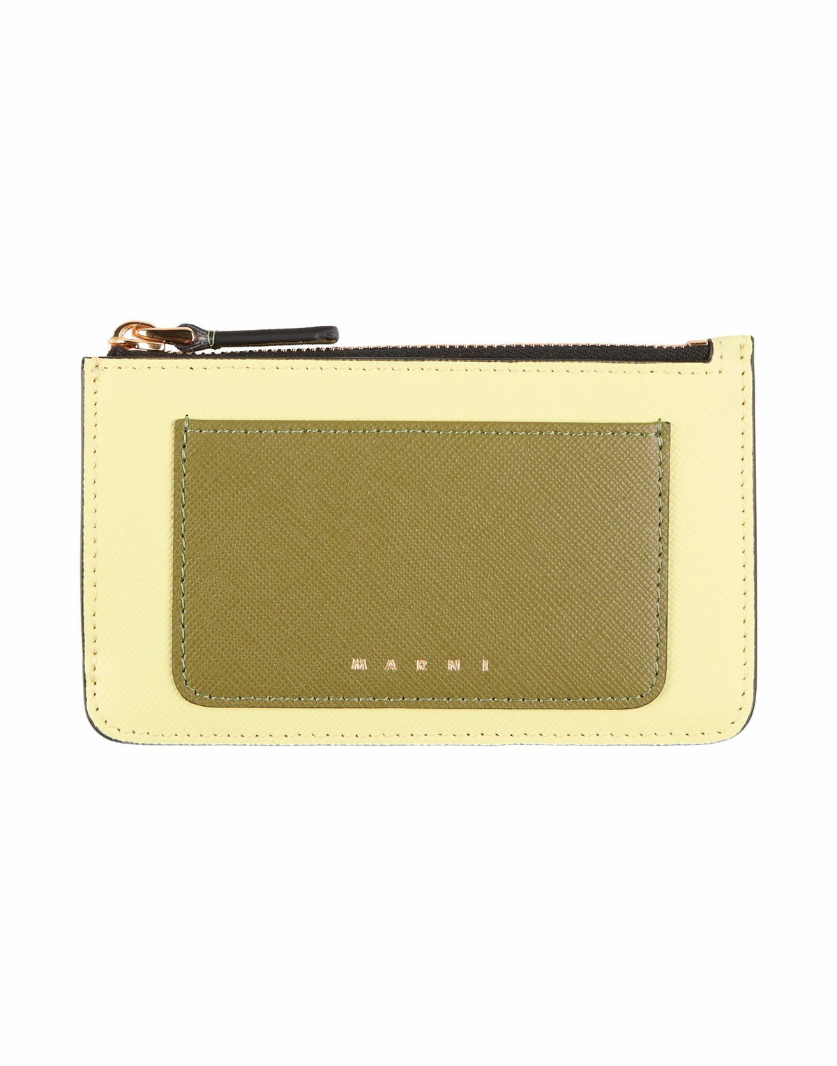 Marni Womens Cardholder Lime in Green