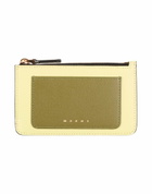 Marni Womens Cardholder Lime in Green