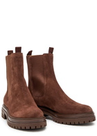 Gianvito Rossi Chester Suede Chelsea Boots Brown
