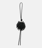 Loewe Hedgehog beaded wool bag charm