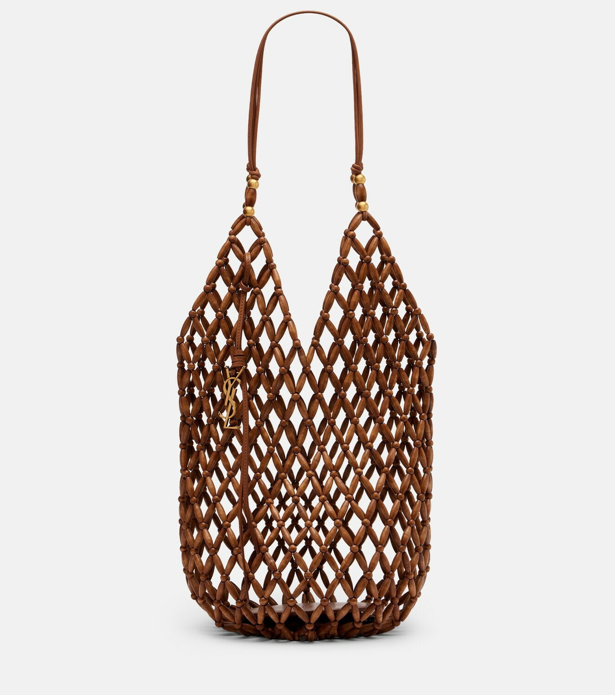 Saint Laurent Supple beaded tote bag