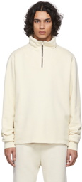 Les Tien Off-White Half-Zip Yacht Sweatshirt