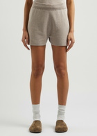 Extreme Cashmere N°337 Boy Cotton and Cashmere-blend Shorts - Beige - One Size