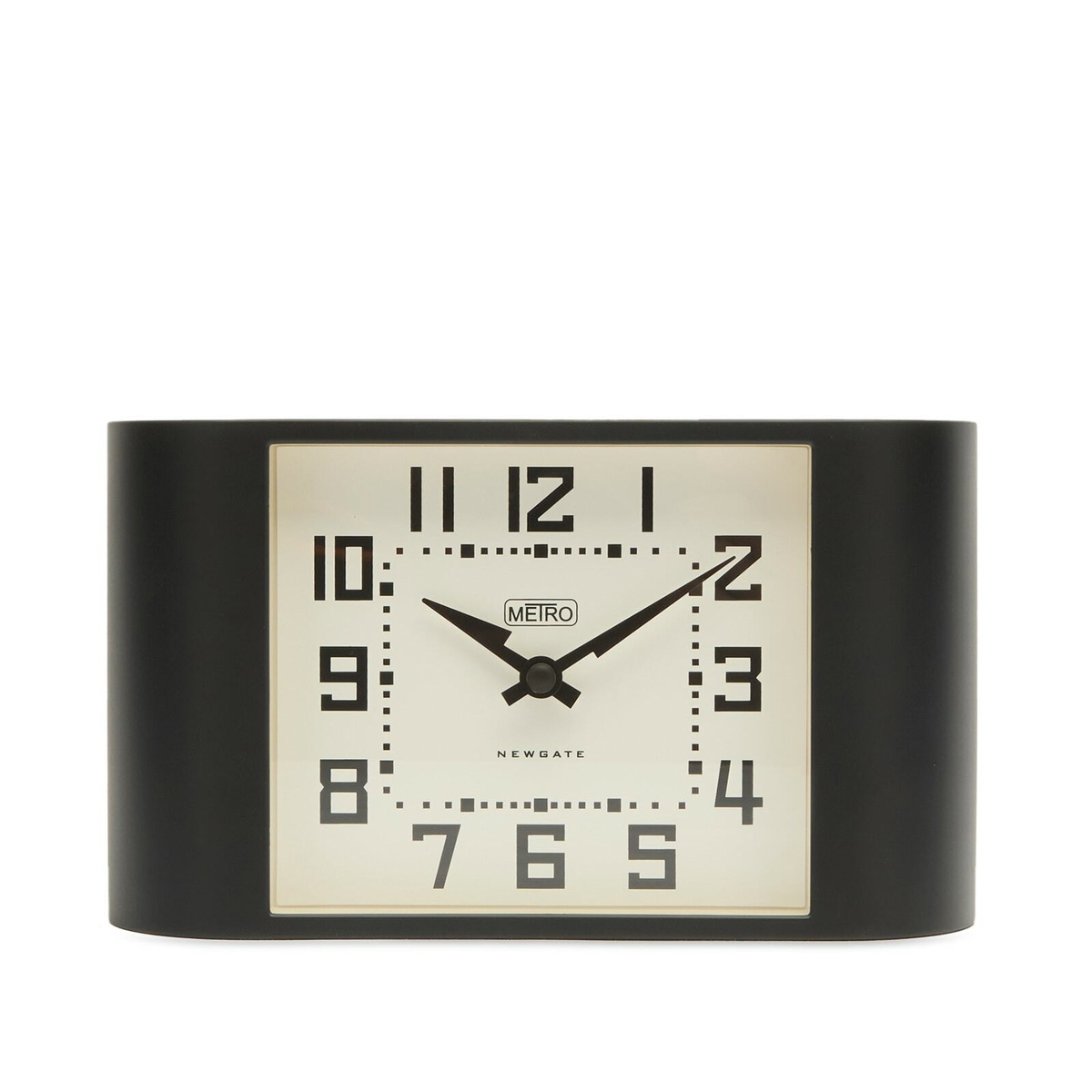 Newgate Clocks Mini Metro Mantle Clock in Black 