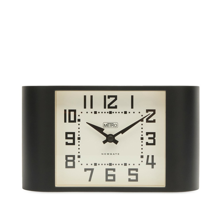 Photo: Newgate Clocks Mini Metro Mantle Clock in Black 