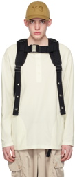 Y-3 Off-White Buttoned Long Sleeve T-Shirt