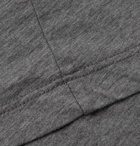 James Perse - Mélange Cotton and Cashmere-Blend Polo Shirt - Gray
