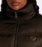 Prada Cropped Re-Nylon down jacket