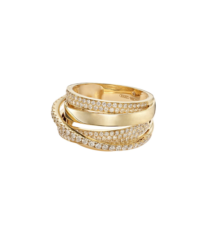 Photo: Shay Jewelry 18kt gold ring with diamonds
