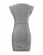 Maje Womens Mini dress in Silver