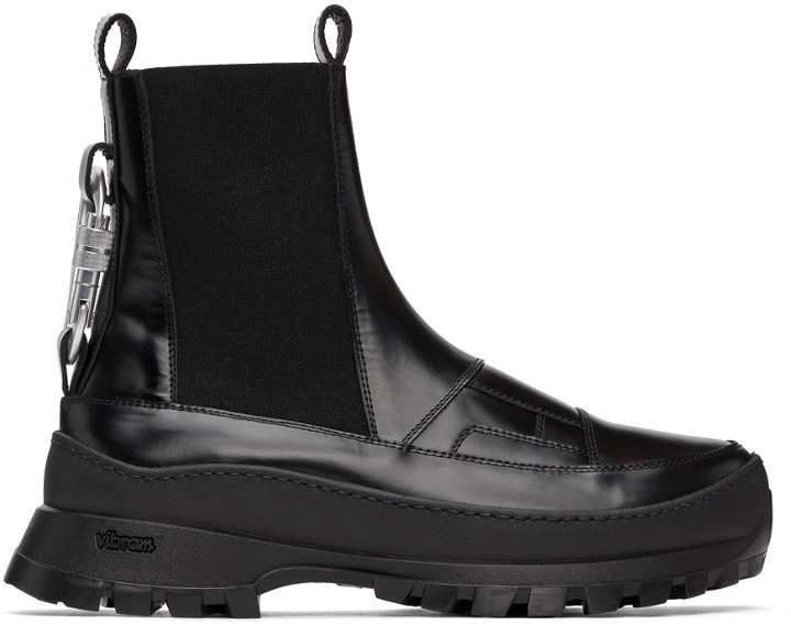 Photo: HELIOT EMIL Black Leather Chelsea Boots