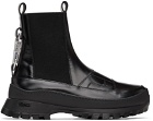 HELIOT EMIL Black Leather Chelsea Boots