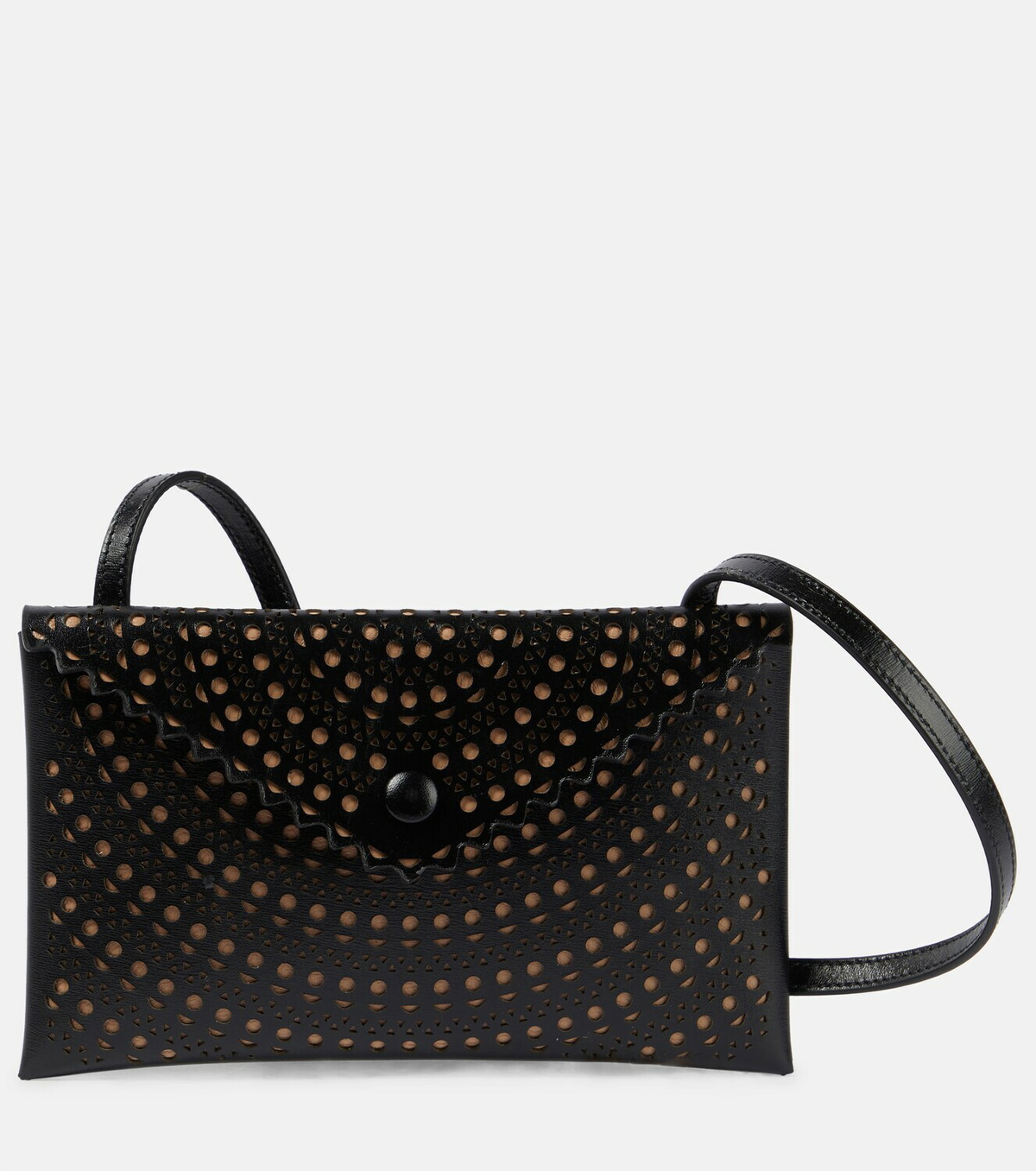 Alaïa Louise 20 Mini leather clutch