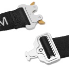 1017 ALYX 9SM Men's Rollercoaster Buckle Belt in Grey/Black/White