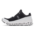 On Black and White Cloud Ultra Sneakers