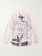 Acne Studios - Trompe-L'oeil Cotton-Poplin Shirt - Pink