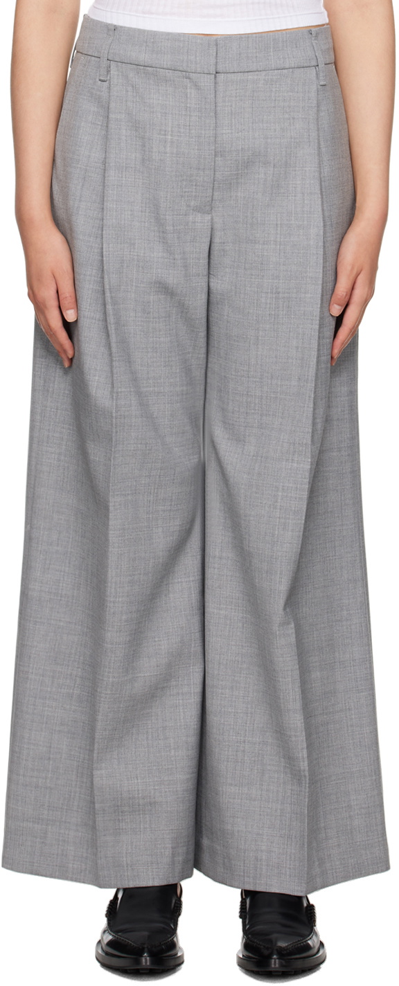 CAMILLA AND MARC Gray Lazlo Trousers