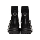 Christian Louboutin Black Yetito Combat Boots