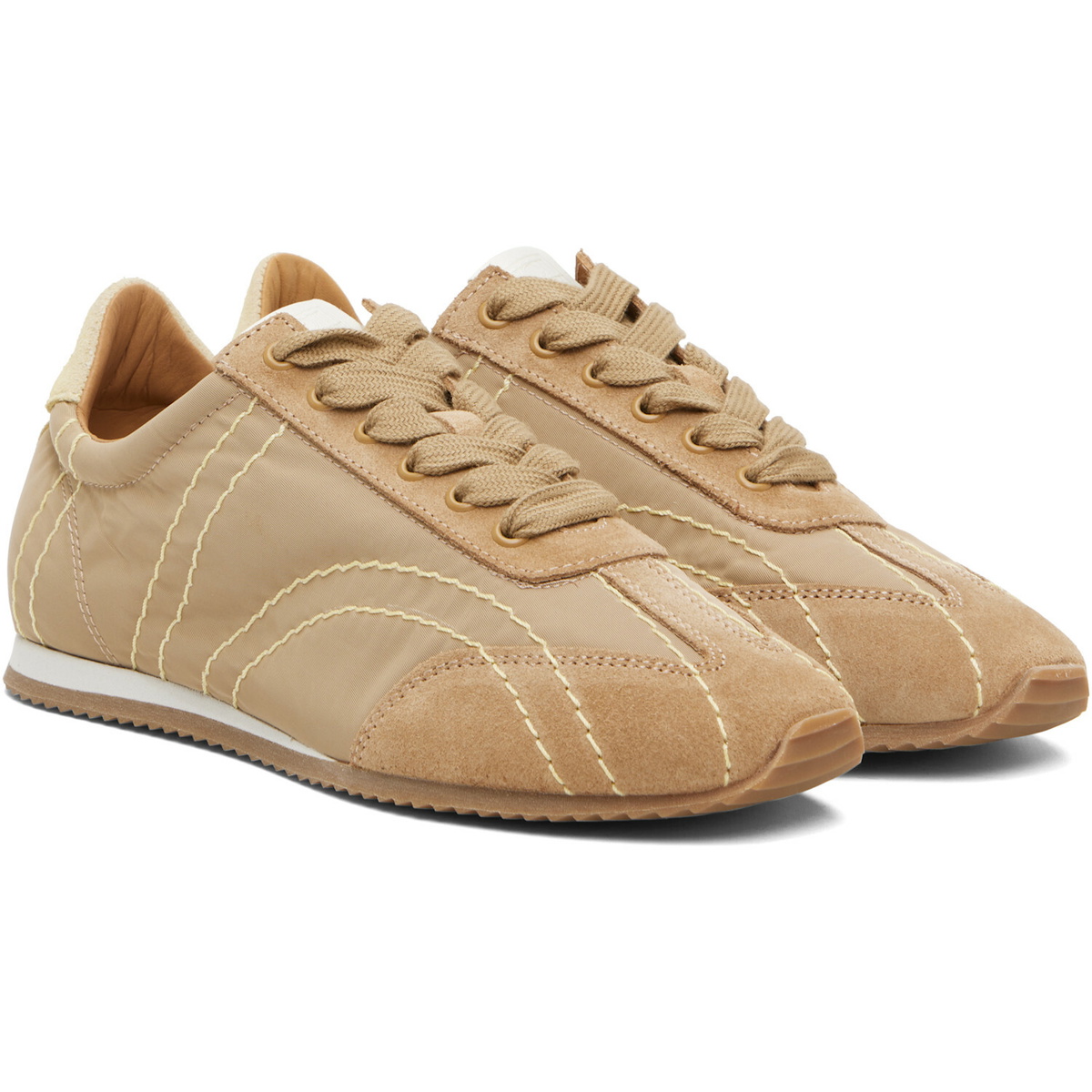 TOTEME Taupe Flex Sneakers