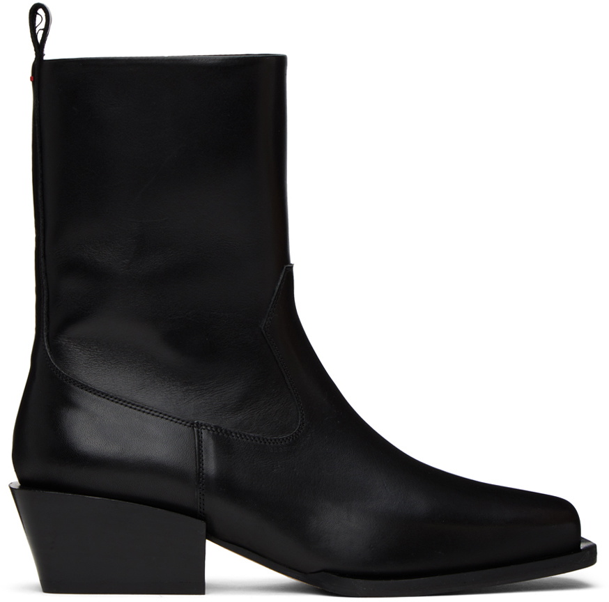 Aeyde  HESTER Black Cowboy Boot