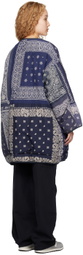 Visvim Blue Reversible Down Coat