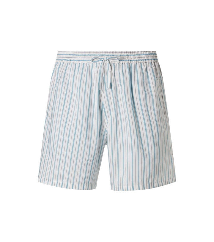 Photo: Umit Benan Julian silk and cotton Bermuda shorts