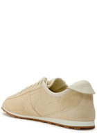 Jacquemus Les Tennis Textured Suede Sneakers Ivory