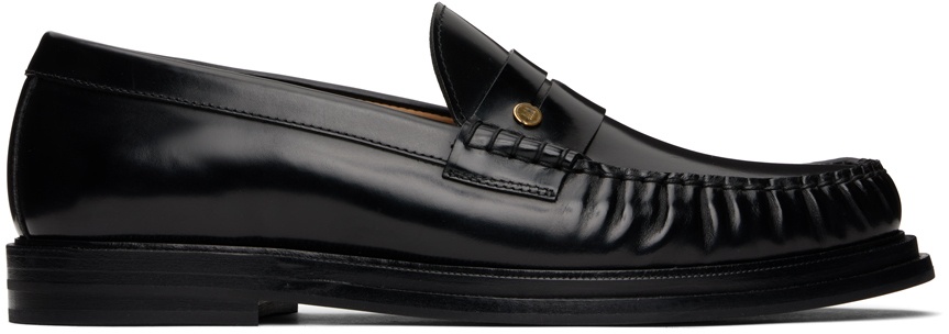 Photo: Dunhill Black Rivet Loafers