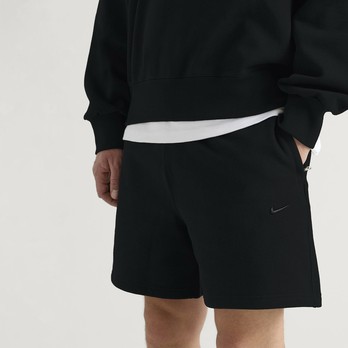 Nike Men's 560 Fleece Short in Black