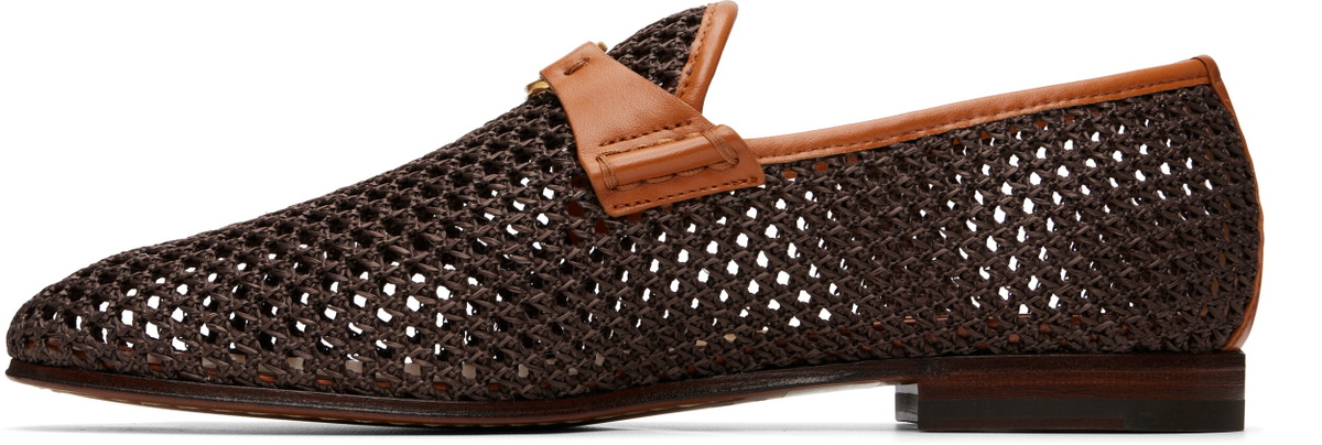 Valentino Garavani Brown Wolfe Loafers
