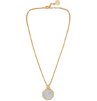 Versace - Gold and Silver-Tone Necklace - Gold