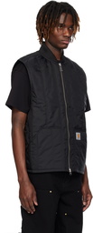 Carhartt Work In Progress Black Lachlan Liner Vest