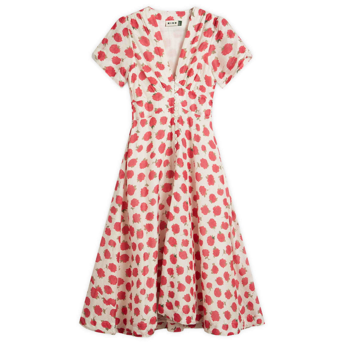 Rixo〈リキソー〉Bridal Jodie silk midi dress Rixo Bridal Jodie silk midi dress Rixo