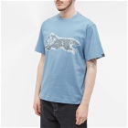 ICECREAM Men's Iced Out Running Dog T-Shirt in Blue